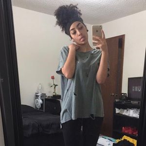 1 of 1 distressed tee